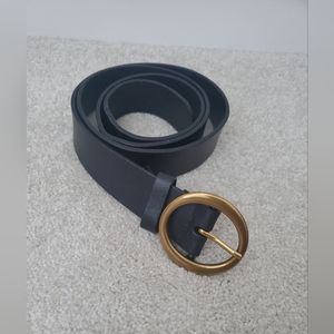 Aritzia Auxiliary brass loop leather belt